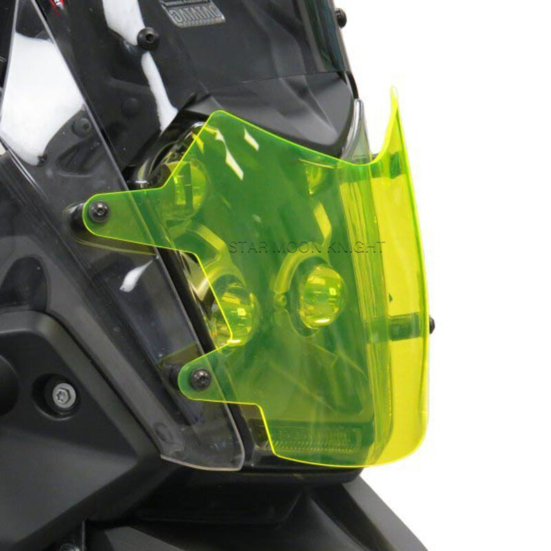 Protector de faro de motocicleta, cubierta protectora de acrílico para YAMAHA Tenere 700 Tenere700 XT700Z XT 700 Z 2019 - 2022