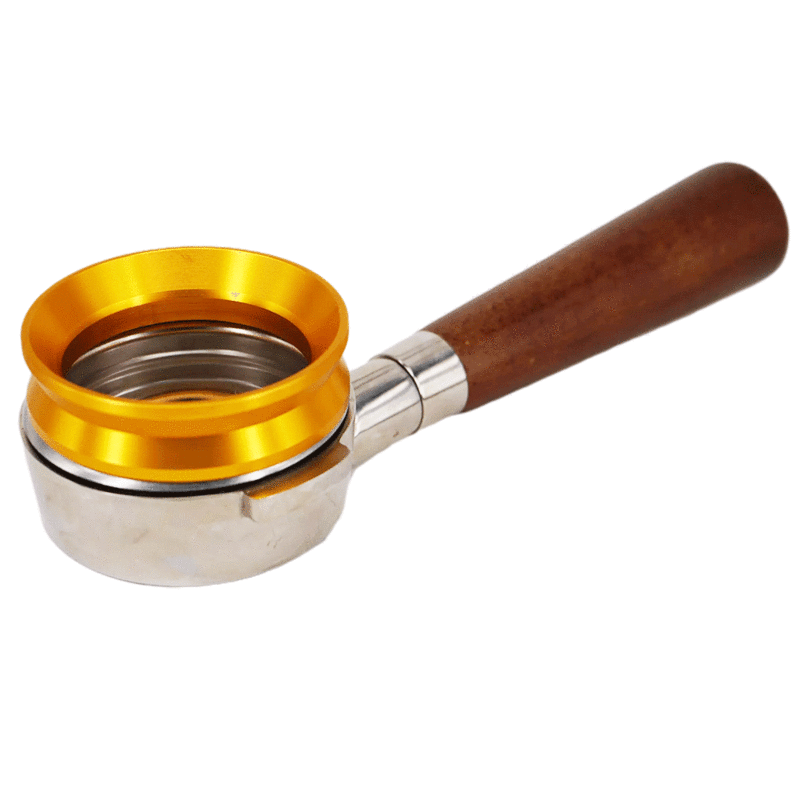 Funil de dosagem de espresso alumínio anel de dosagem precisão 51/54/58mm breville delonghi portafilters funil ferramenta pote de café