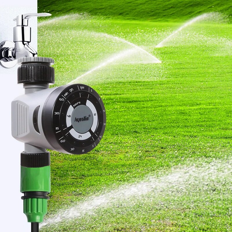 Válvula solenoide de irrigação para jardim, controlador automático de irrigação com temporizador para irrigação de jardim doméstico #21113