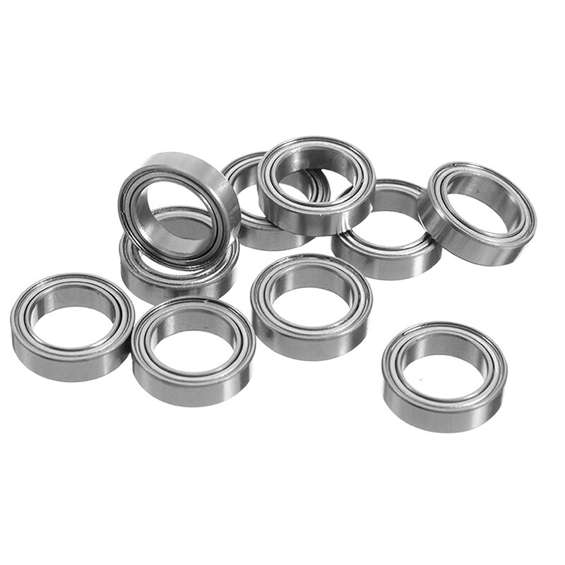 10Pcs/lots of miniature 6700Zz bearing steel metal shielded ball bearing thin-walled roller 10X15X4 mm