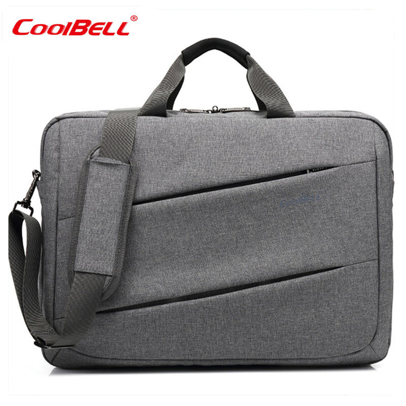 COOLBELL tas punggung Laptop, ransel Laptop nilon tahan air multifungsi untuk perjalanan bisnis 15.6/17.3 inci