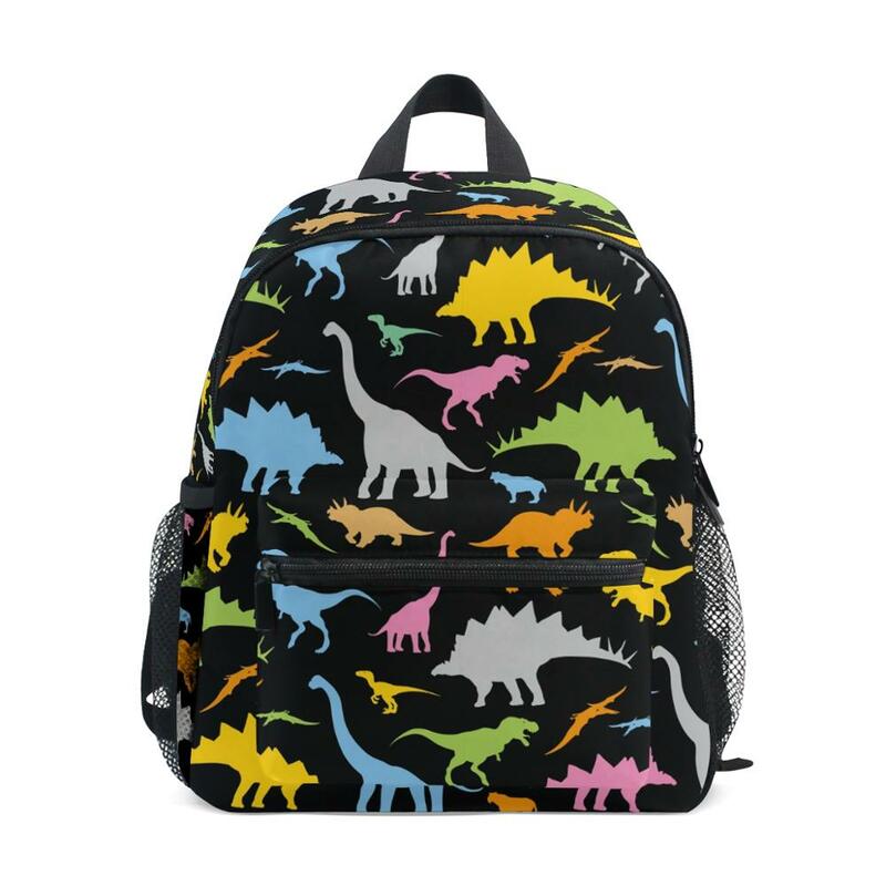 Mochila infantil com desenho 3d, mochila escolar de jardim de infância, animal, dinossauro, meninos e meninas