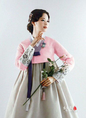 Hanbok fin importé de Corée du Sud, dernier Hanbok, broderie à la main, mariage