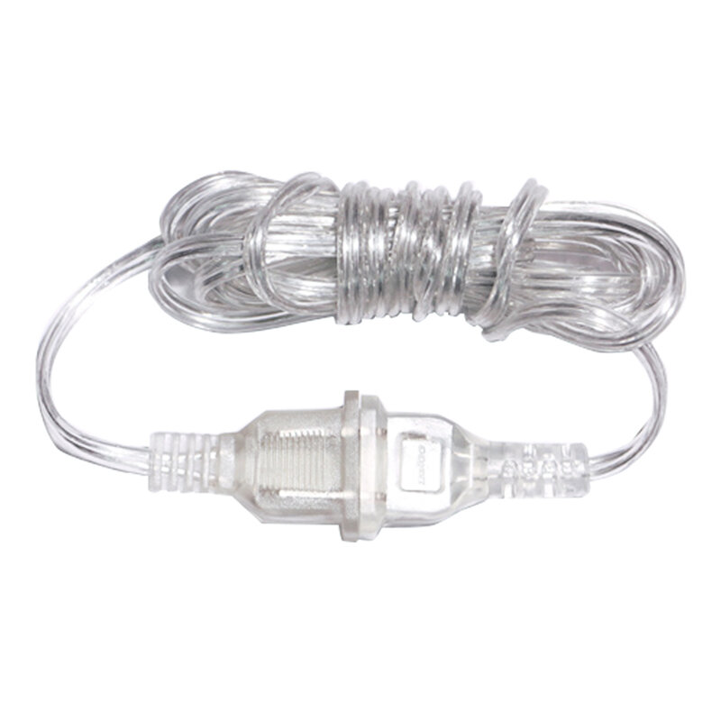 Удлинительный кабель длиной 3 метра, штепсельная вилка Европейского/американского стандарта с переключателем, Удлинительный шнур для рождественской гирлянды