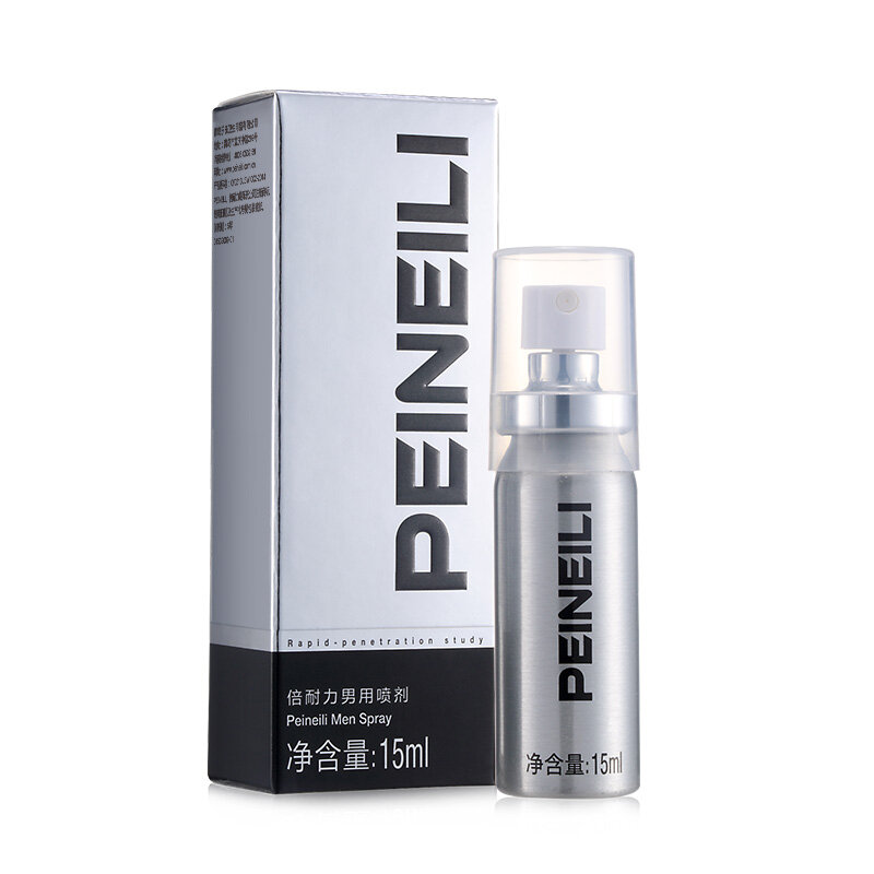 PEINEILI-Spray masculino do atraso para homens, duradouro 60 minutos, impede a ejaculação, produtos do sexo, produto genuíno