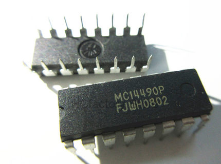Novo original 5 pces mc14490p dip-16 mc14490 dip16 mc14490pg dip chip lógica nova original atacado lista de distribuição de uma parada
