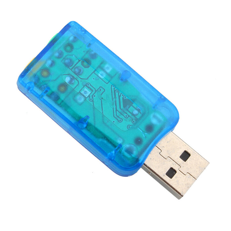 Звуковая карта USB 5,1, внешняя звуковая карта USB, аудио адаптер, микрофон, динамик, аудио интерфейс для ноутбука, ПК, Micro Data