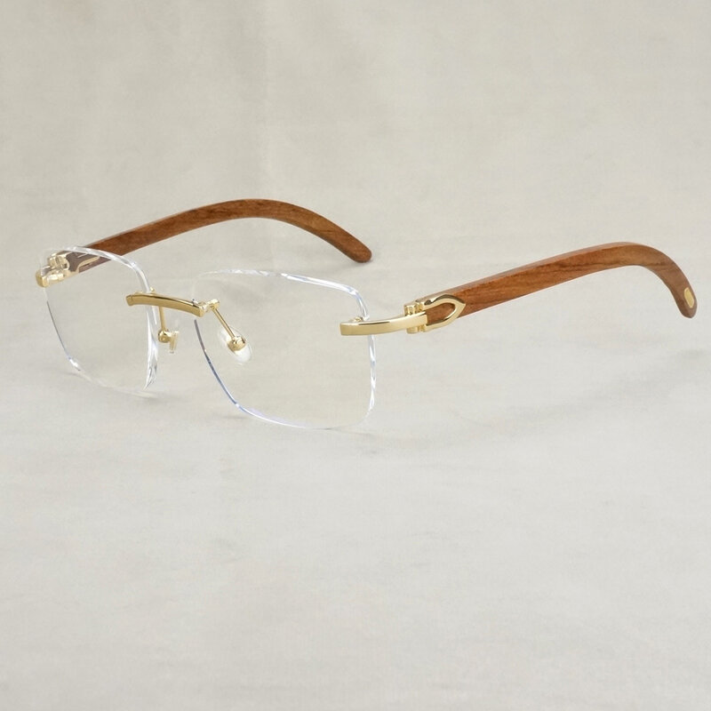 Gafas de lectura para montura de gafas para hombre y mujer, gafas ópticas de madera para ordenador, gafas para hombre
