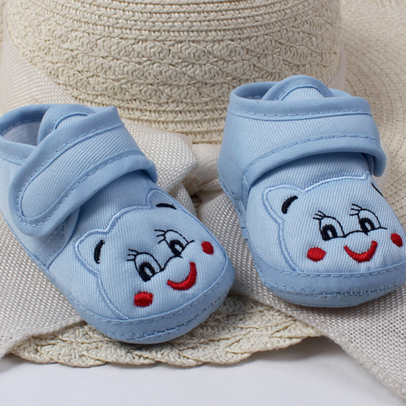ทารกแรกเกิดเด็กสาวรองเท้า Soft Sole Anti-Slip รองเท้าสบายผ้าฝ้ายเด็กวัยหัดเดินเด็กรองเท้าเด็กแรกเดิน zapatos