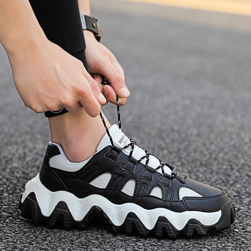 2020 mężczyźni trampki wygodne moda mężczyźni buty przyczynowe antypoślizgowe Zapatos Hombre odkryty lekkie oddychające buty mężczyźni Sneakers