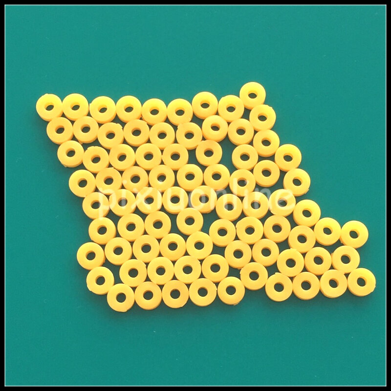 80 pçs/lote 2mm manga do eixo cor amarela diâmetro interno eixo manga limite fixo j052y transporte da gota