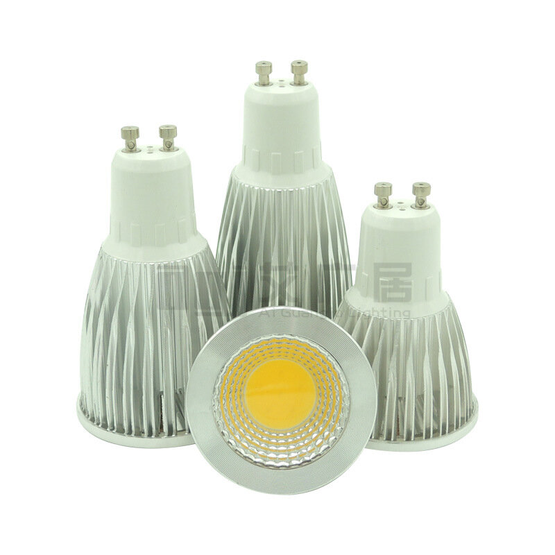 1 Buah LED Spot Light GU10 COB LED Lamp Spotlight Bulb 6W 9W 12W AC 110V 220V GU 10 Led untuk Dekorasi Rumah 50W Lampara Lighting
