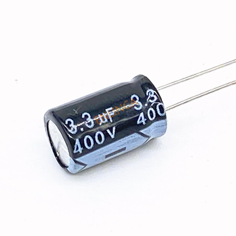 30pcs/lot 400V 3.3UF 8*12 RADIAL aluminum electrolytic capacitor 3300NF 20%