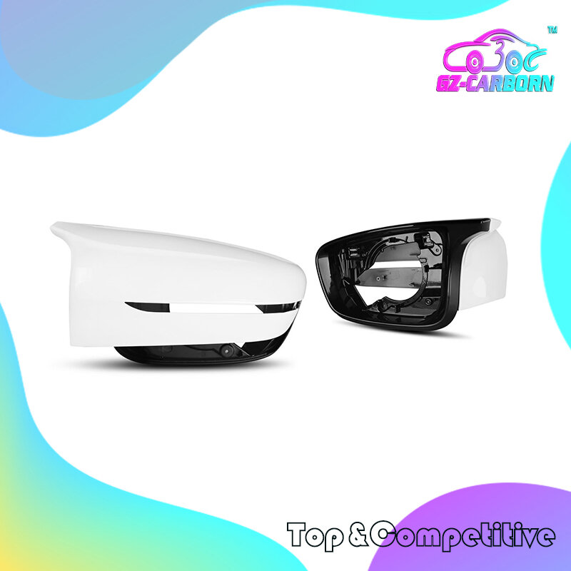 Side Mirror Cover 2017-2022 For BMW G42 G20 G28 G22 G23 G26 i4 G30 G38 G11 G12 G14 G15 G16 LHD F90 M5 Look Replace ABS/Carbon