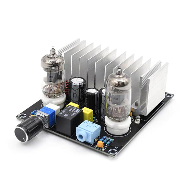 Placa de amplificador de potência, 40w * 4 12v tubo placa de potência som aprimorado de alta potência estéreo diy