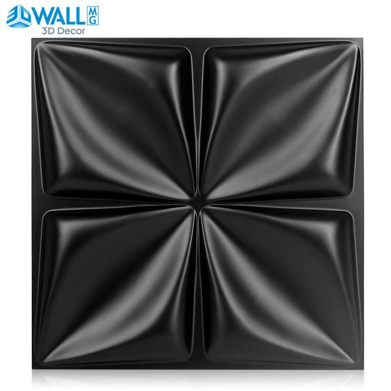 Panel de pared 3D geométrico para renovación de casa, pegatina de pared 3D no autoadhesiva, azulejo de arte, papel tapiz 3d para techo de habitación y baño, 30cm