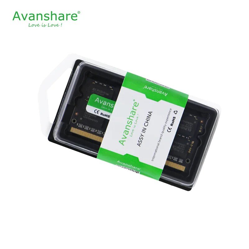 Avanshare Ram หน่วยความจำ DDR3 DDR3L DDR4 Sodimm 4GB 8GB 16GB 1333MHz 1600MHz 2400MHz 2666MHz 3200MHz PC4 PC3L PC3คอมพิวเตอร์แล็ปท็อป