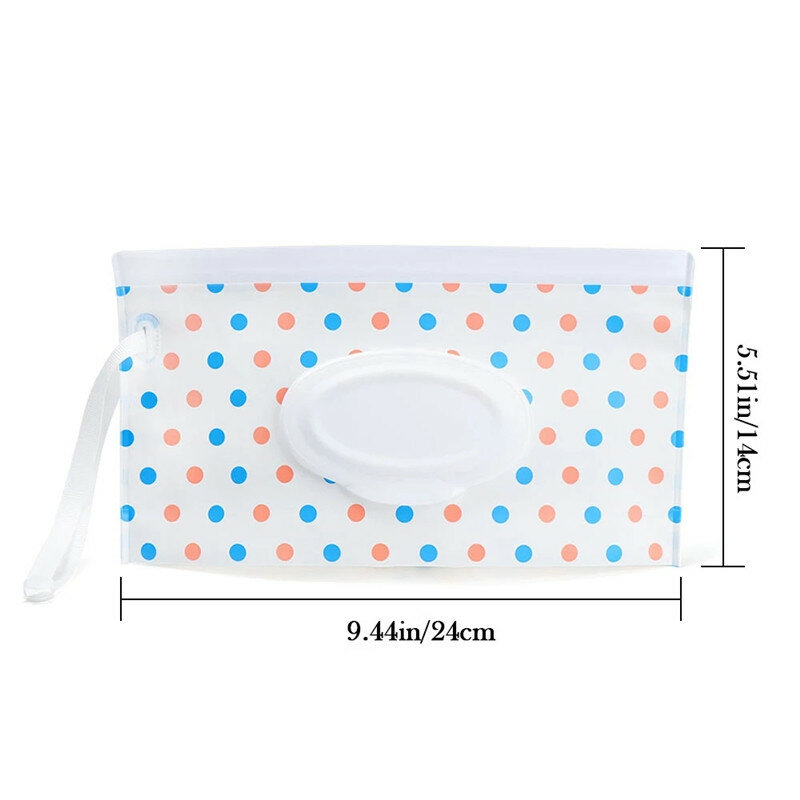 Easy Carry Snap Strap Wipes Carrying Pouch EVA Napkin Storage Box Wet Wipes Container Cosmetic Case Waterproof Envelopes Covers