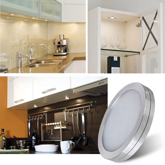 Foco LED blanco cálido para empotrar, luz Interior redonda de 2W para dormitorio, cocina, jardín, iluminación