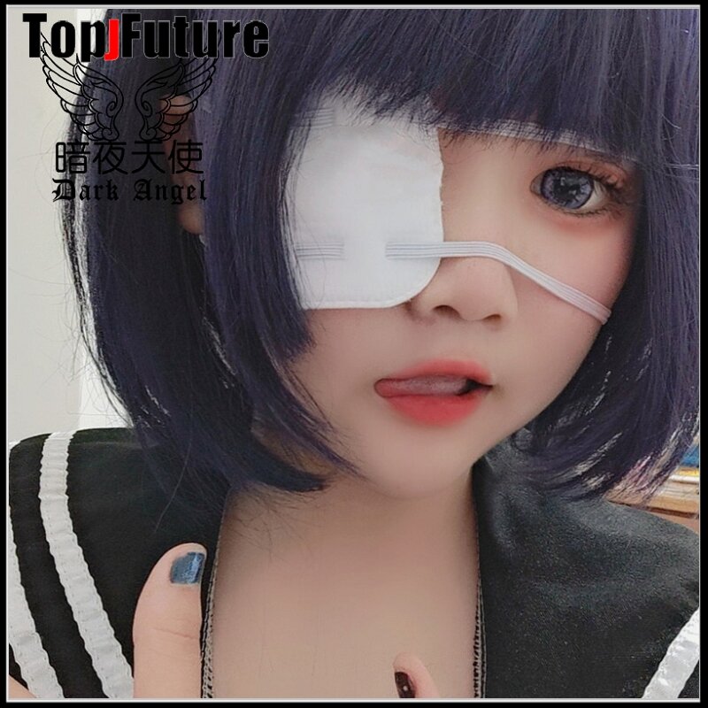 Bloodstain Anime Cosplay Costume Eyeshade Heart Embroidery Single Eye Mask Blindfold head wear LOLITA COSPLAY EYE MASK