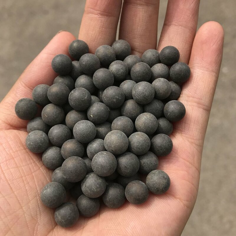 Perles de fronde de 10mm, 100 pièces, billes de boue, de sécurité, Non toxiques, balles en argile solide pour la chasse en plein air