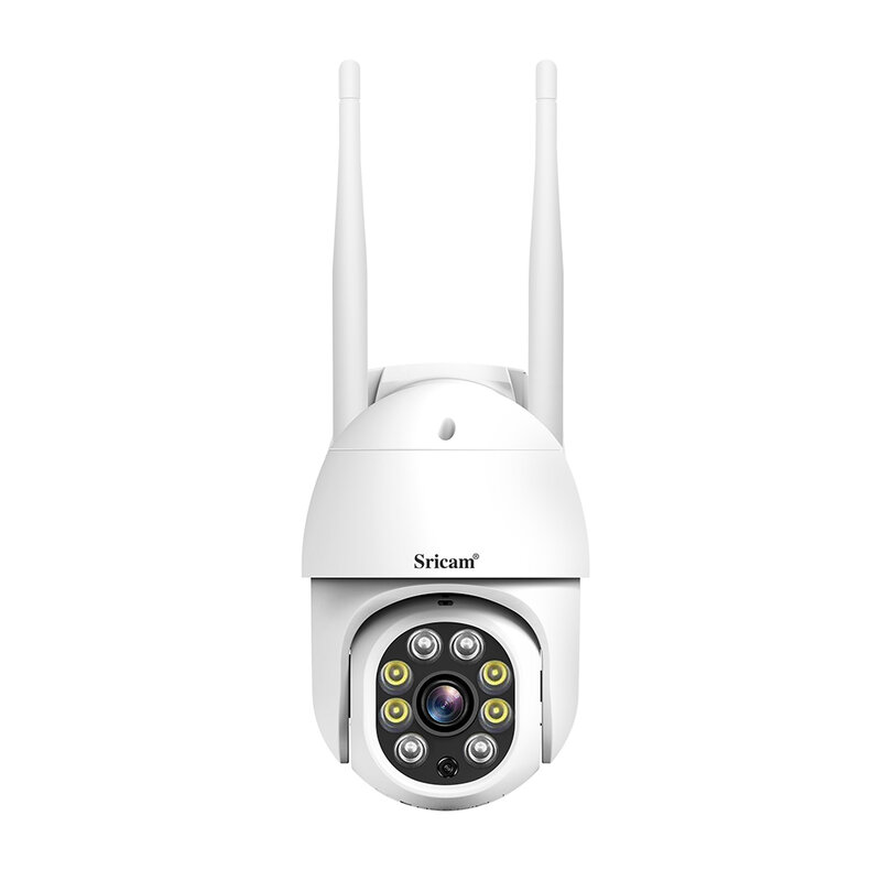 Sricam-cámara IP SP028 HD1080P Starlight, WIFI, IP66, impermeable, exterior, CCTV, PTZ, AI, detección de cuerpo humano, visión nocturna a Color