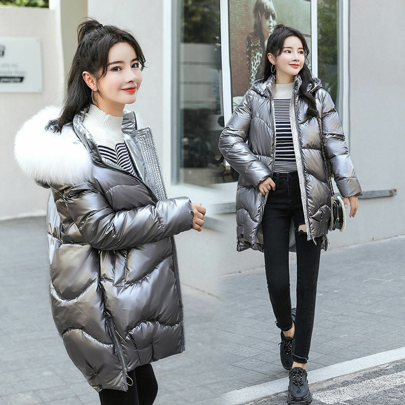 2023 Новое поступление Модная тонкая женская зимняя куртка с хлопковой подкладкой теплая плотная Женская куртка длинные пальто парка женские куртки