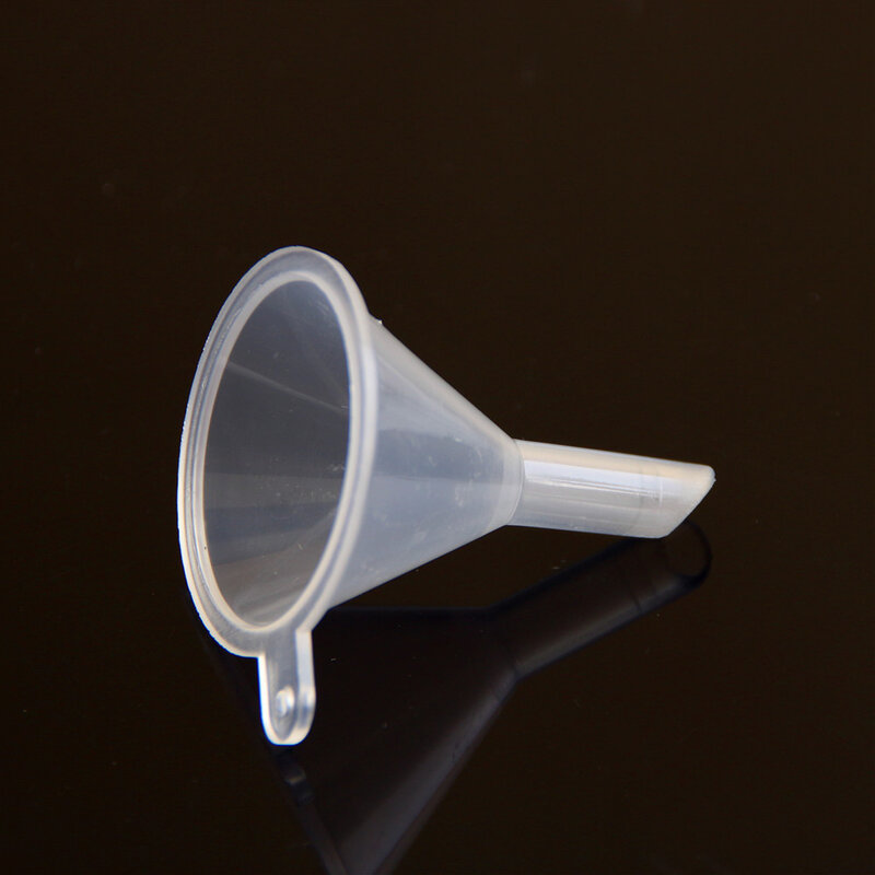 Wholesale 10 pcs/lot Plastic Small mini Funnels For Perfume Liquid Essential Oil Filling Empty Bottle Packing Tool