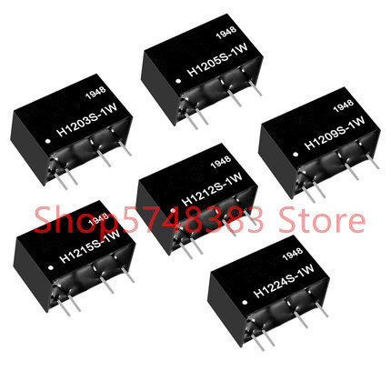 1PCS H1203S-1W H1203S H1205S-1W H1205S H1209S-1W H1209S H1212S-1W H1212S H1215S-1W H1215S H1224S-1W H1224 6000V isolation module