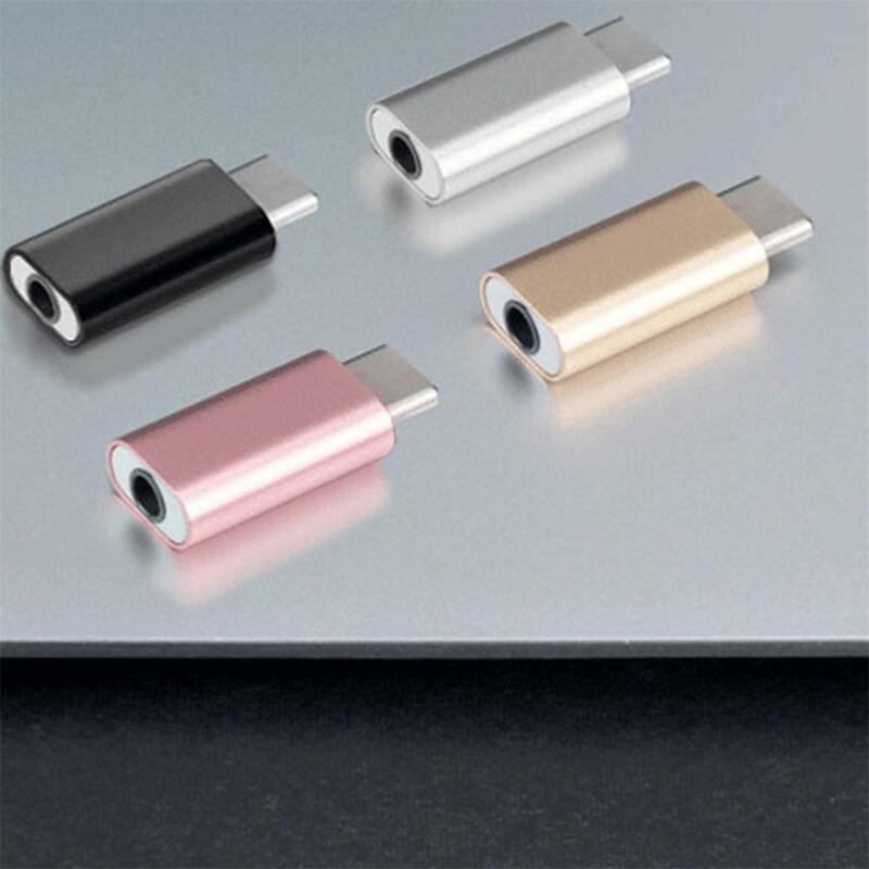 Metal Type-C Female To 3.5mm Jack Male Earphone Headphone Speaker Headset Adapter For Letv Connector
