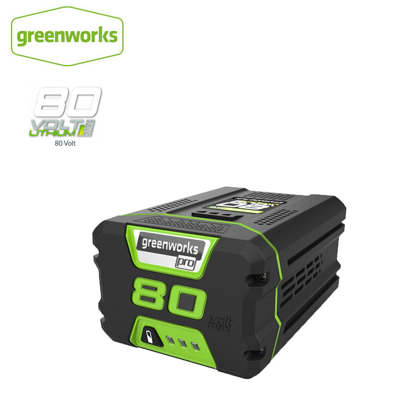 GreenWorks-Batería de iones de litio, profesional, 80V, 5,0ah, devolución gratuita