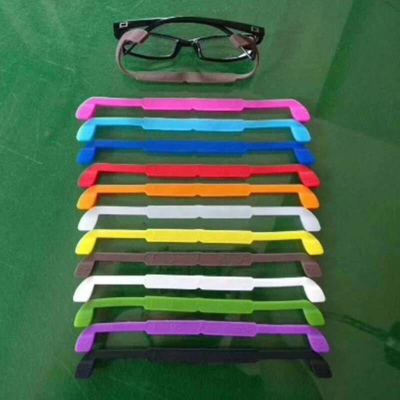 Correa de silicona para gafas para niños, banda de seguridad para gafas de sol, soporte de cordón, cuerda deportiva, 1 unidad