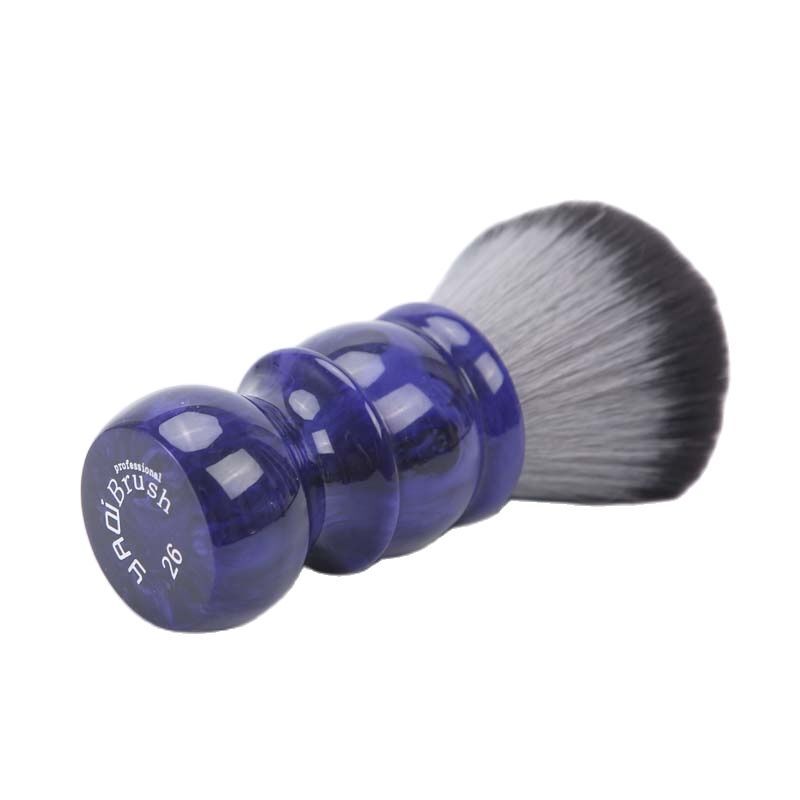 YAQI-brocha de afeitar para hombre, pelo sintético de Color Lobo tiwood, 26mm, mojado
