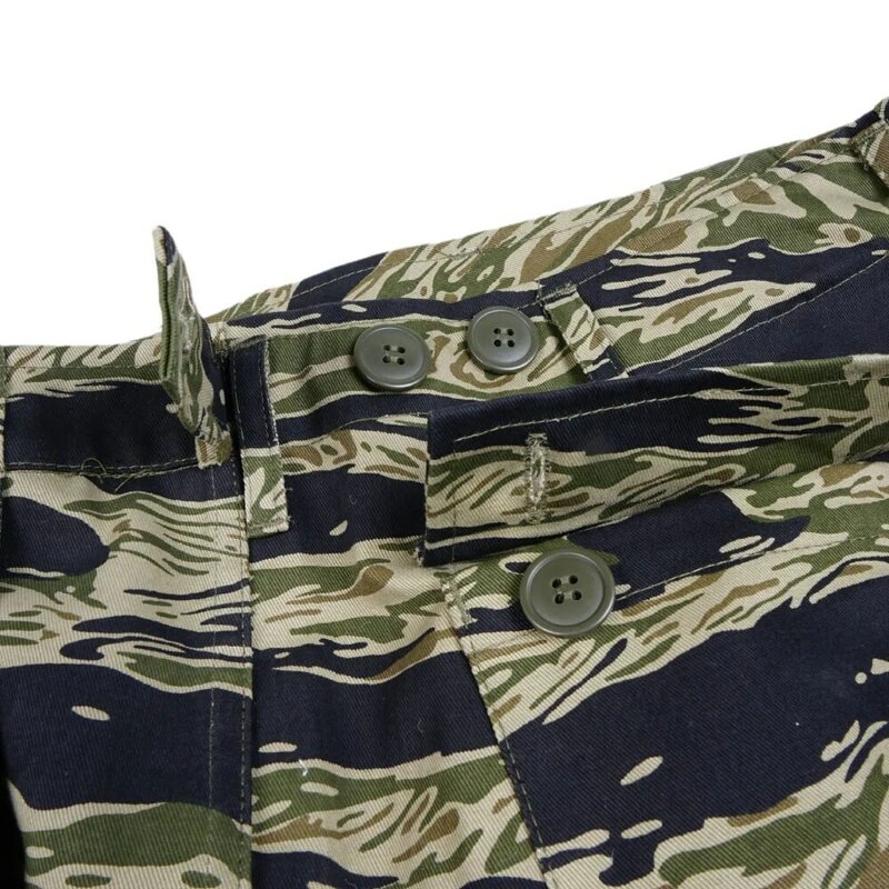 WWII WW2 Vietnam war US Army tiger muster tiger spot camouflage TCU Sport Shorts