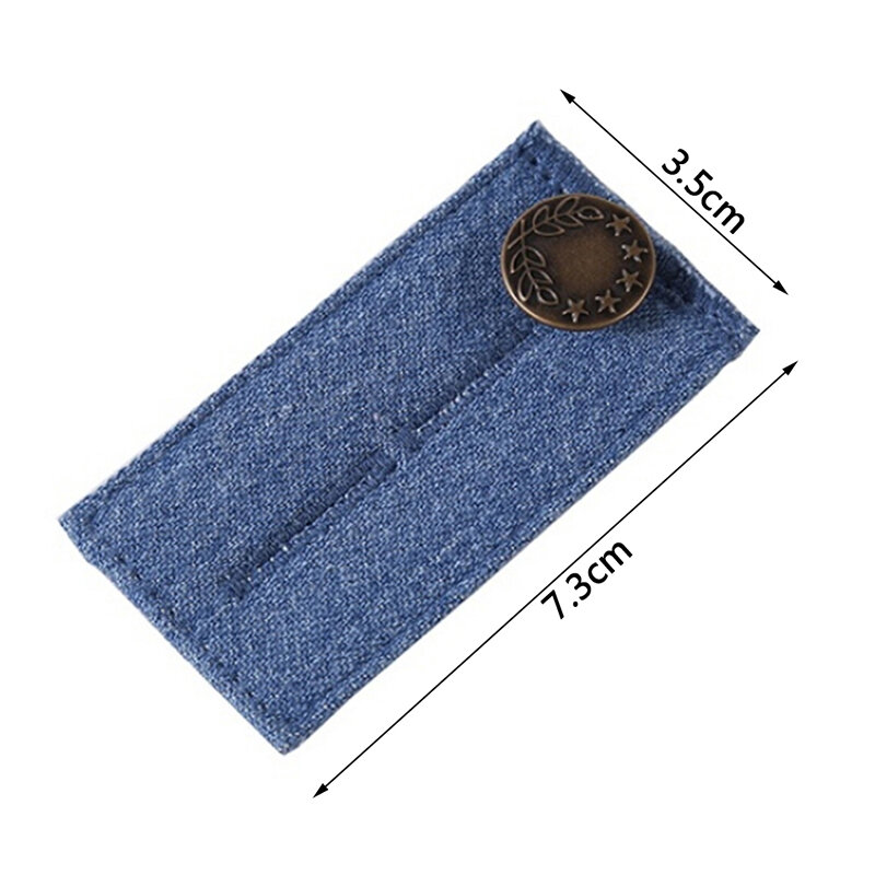 1pcs Adjustable Elastic Waist Extender With Metal Buttons Clothing Pants Accessories Maternity Pregnancy Waistband Belt