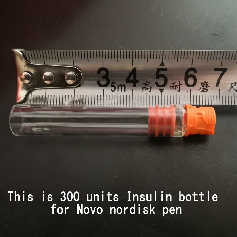Botella nordisk usada, recarga de 3ML para bolígrafo Novonordisk, cartucho vacío de 5 piezas