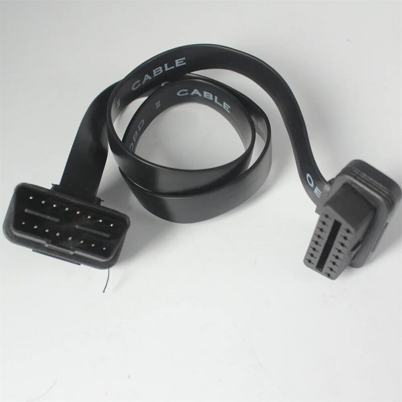 Kluski samochodowe przedłużacz OBD2 OBDII 16Pin ELM327 męski na przedłużacz kabla OBD 2 Auto kabel diagnostyczny samochodu Adapter złącza