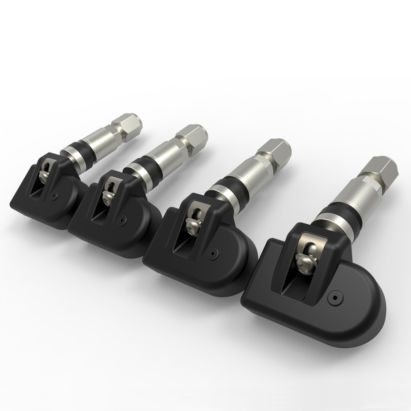 4 pezzi nuovi sensori di pressione dei pneumatici TPMS originali OEM per tutte le auto!