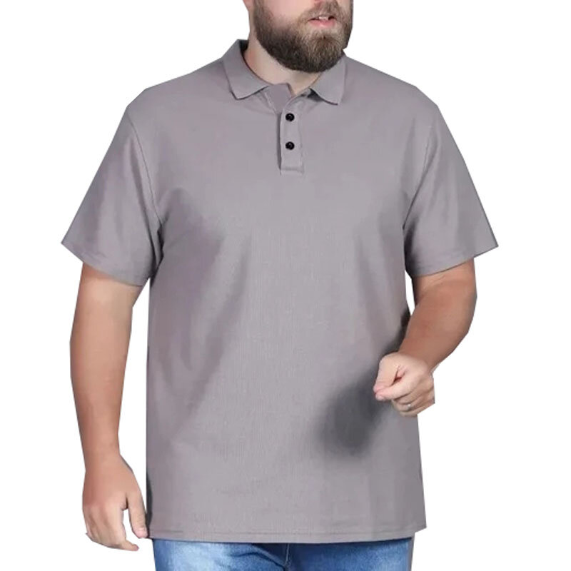 Letnie duże rozmiary koszule 12XL biust 160cm 11XL 10XL 9XL cienki stylowy luźne koszulki Polo męskie