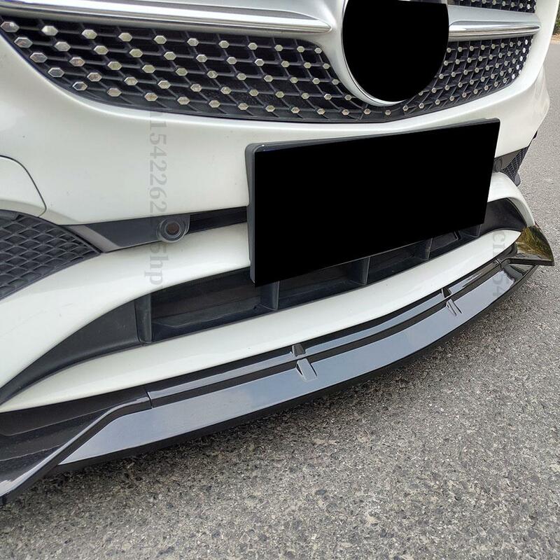Front Lip Chin Splitter Abdeckung Styling Körper Kit Facelift Diffusor Spoiler Für Mercedes Benz CLA C117 2016 2017 2018 2019