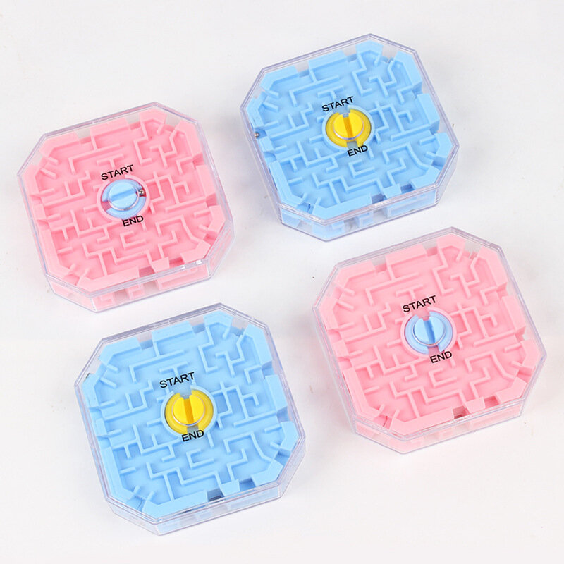 Mainan Fidget Puzzle Labirin Ajaib 3D Antistress Belajar Awal Reaksi Jari Edukasi Permainan Lucu Hadiah Pesta Sensorik