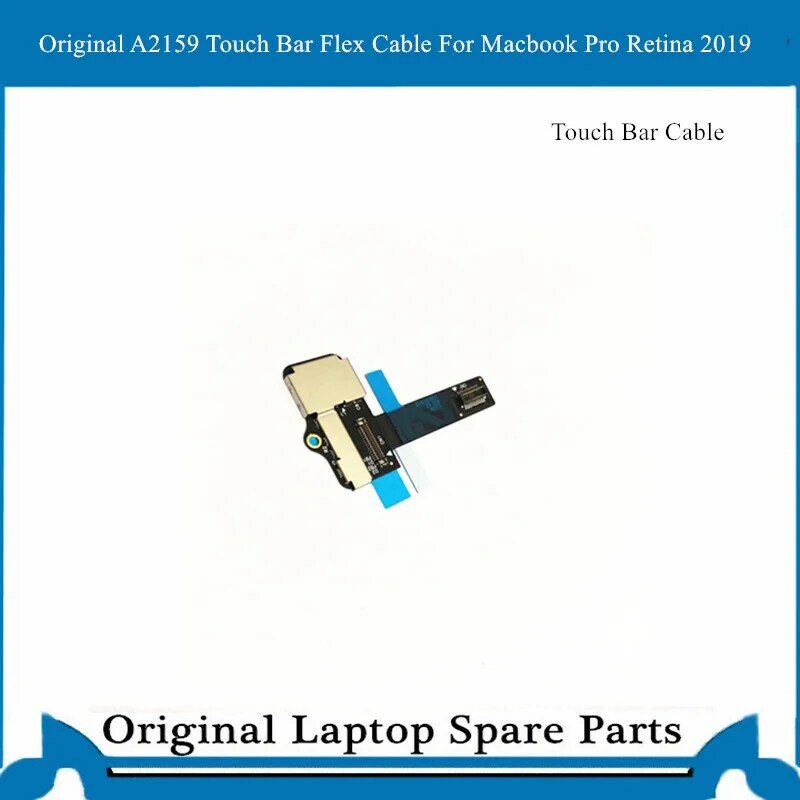 Cabo touch bar original flexível para macbook pro, retina 13 'a2159 touch bar 2019