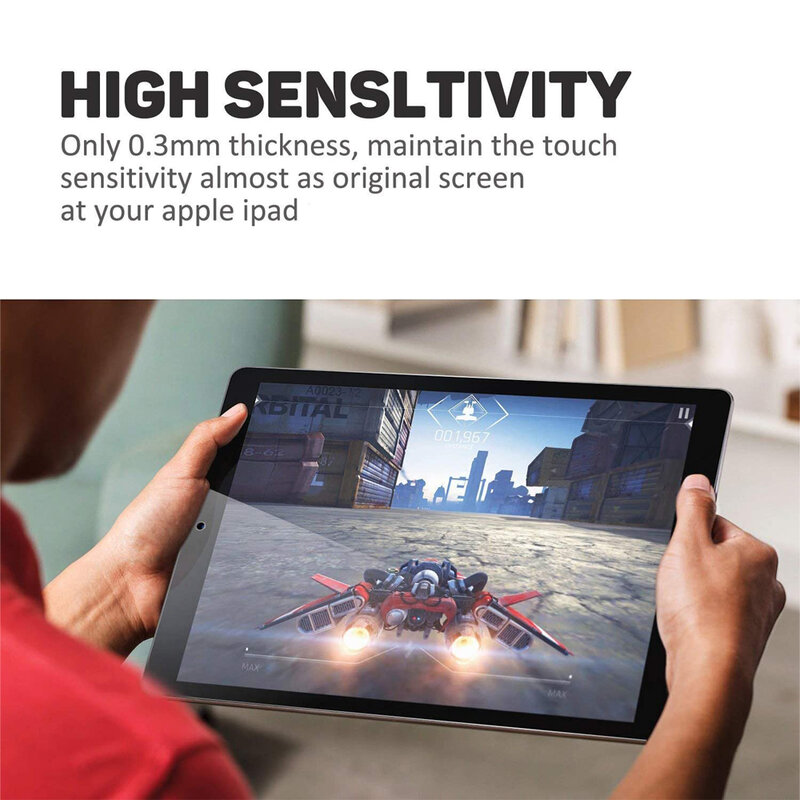 Protecteur d'écran en verre trempé pour iPad 2019 2020, iPad Pro 11 Air 3 10.2, iPad 3 4 5 6 7 8e Mini 2 3 4 5 10.5
