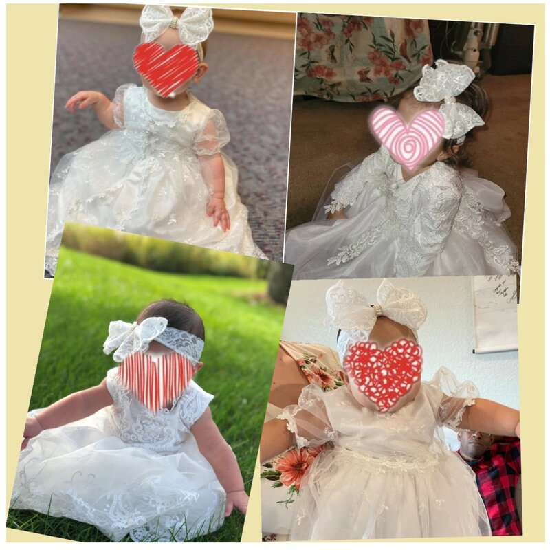 赤ちゃんと女の子のためのレトロなスタイルのイブニングドレス,拡張可能なバティススタイルのガウン,特大の影付き,ヨーロッパとアメリカ