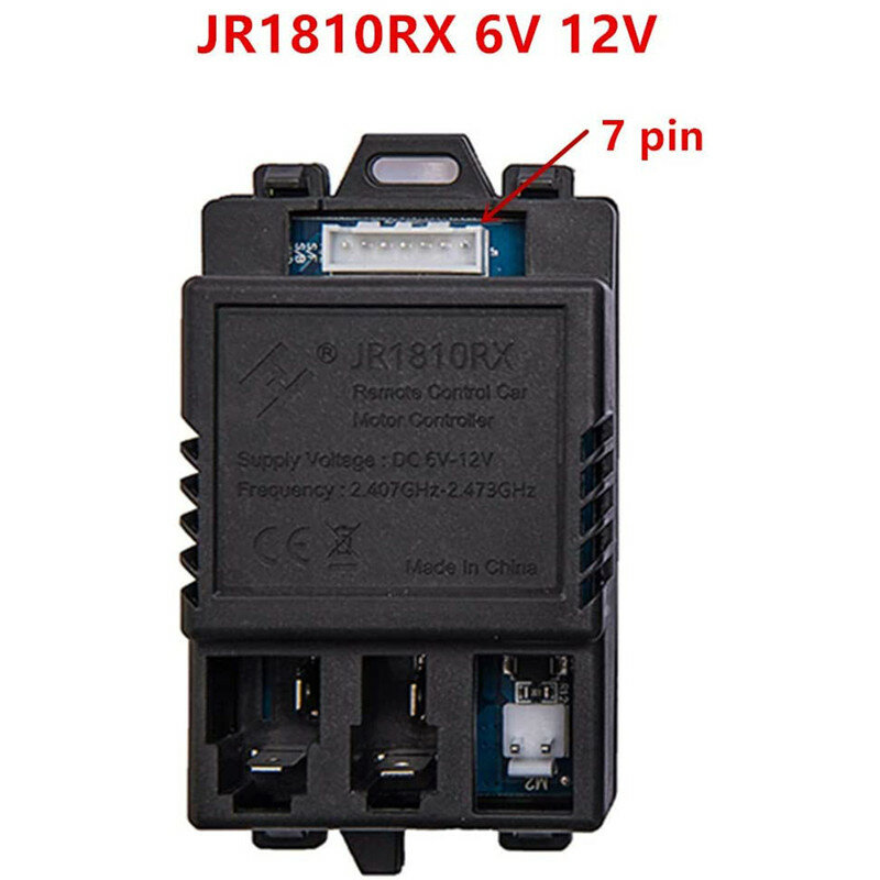 JR1810RX-coche eléctrico de 12V para niños, mando a distancia y receptor con Bluetooth, 2,4G, piezas de repuesto