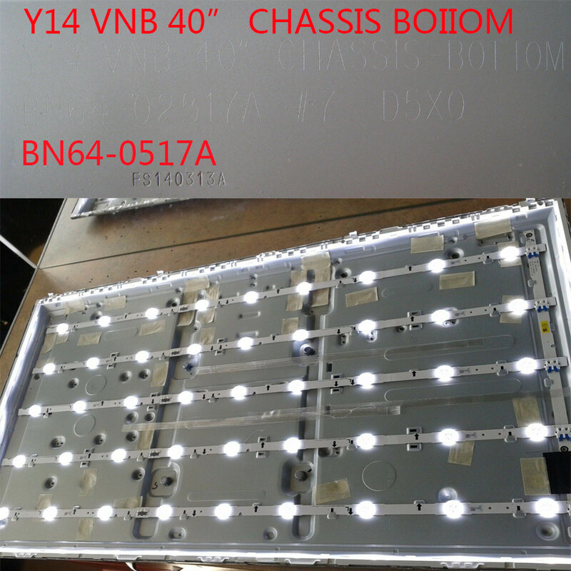 TV Bulbs For Samsung UE40J5510AU UE40J5530AU UE40J5550AU UE40J5600AK LED Bar Backlight Strip Line Ruler D4GE-400DCA-R1 400DCB-R2