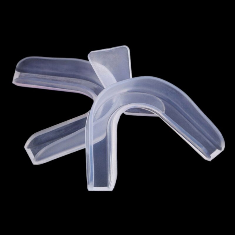 Protector de goma para blanqueamiento Dental, bandejas transparentes de 1/2/3/5 piezas para bruxismo, boxeo y baloncesto