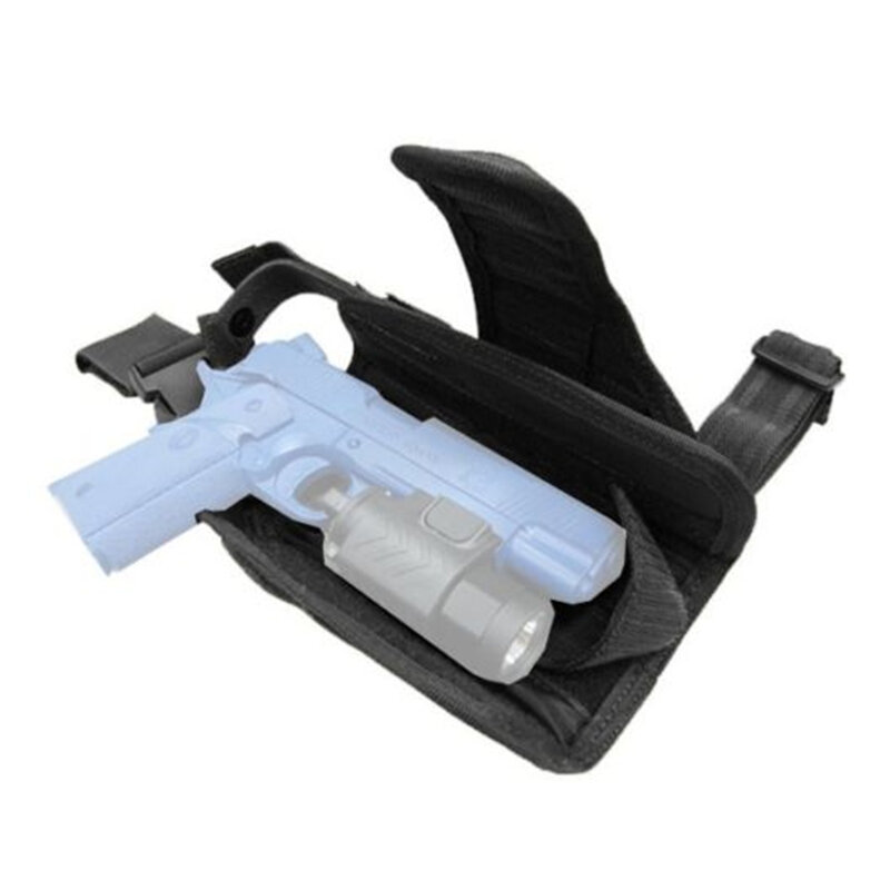 Tas Pistol Sarung Pistol Kaki Kiri/Kanan untuk GLOCK 17/M9/P226/CZ 75 "Kaki Pistol Airsoft Pistol Yang Dapat Disesuaikan untuk Berburu