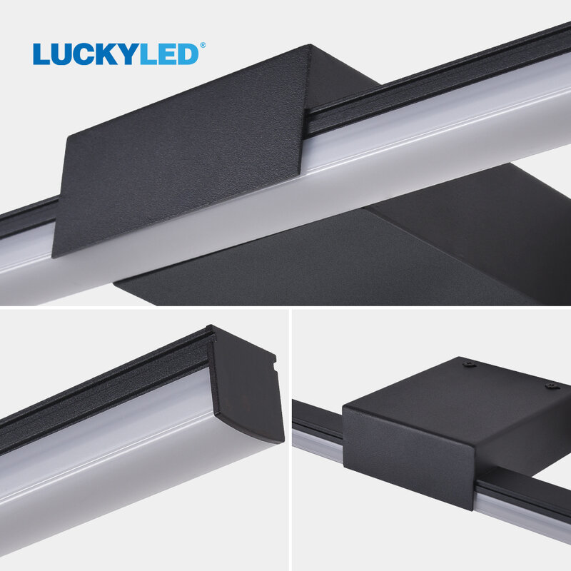 Luckyled-モダンなLEDウォールライト,8/12/AC85-265V W,ウォールライト,屋内照明,固定設置