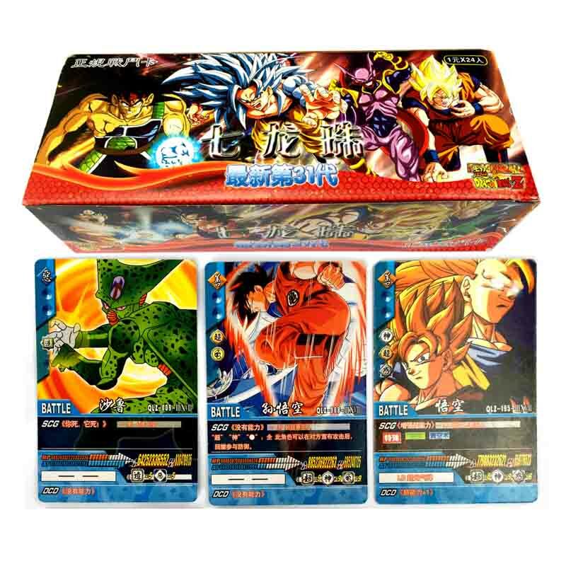 Cartas de juego de Gme de Dragon Ball de Japón, cartas de juego de Dragon Ball de cartón, colección de tarjetas de niñas y niños de Japón para un juguete divertido